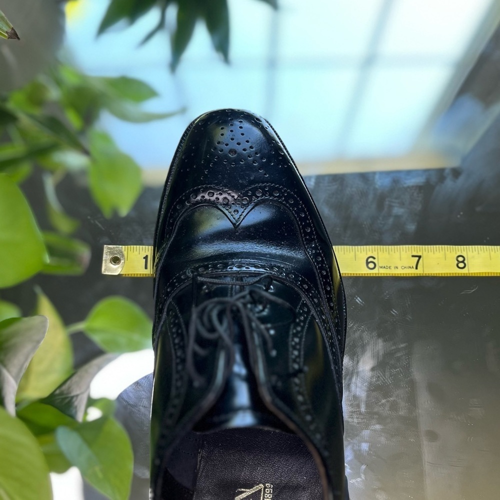 Bostonian Wingtip Oxford Leather Black Dress Shoes (EUC)​​​ - Picture 14 of 16